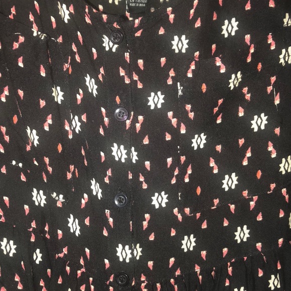 Floral mini button down dress - Picture 4 of 4
